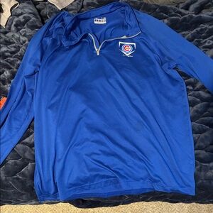 Men Cubs Quarterback Zip Under Armor